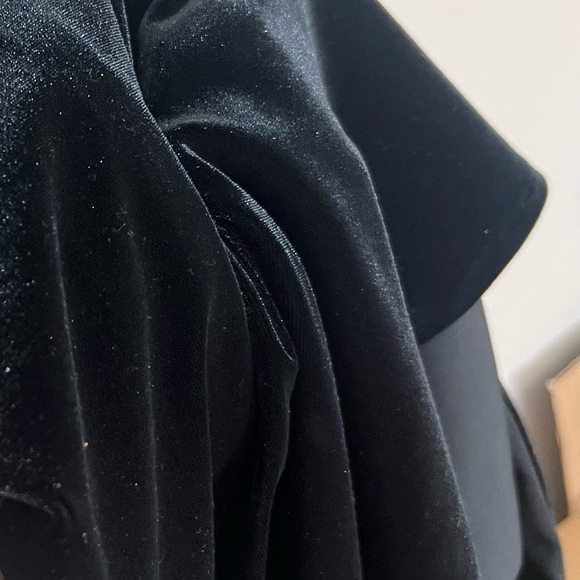 City Triangles Y2K black velvet beaded butterfly maxi dress whimsigoth fairy XS - Picture 7 of 10